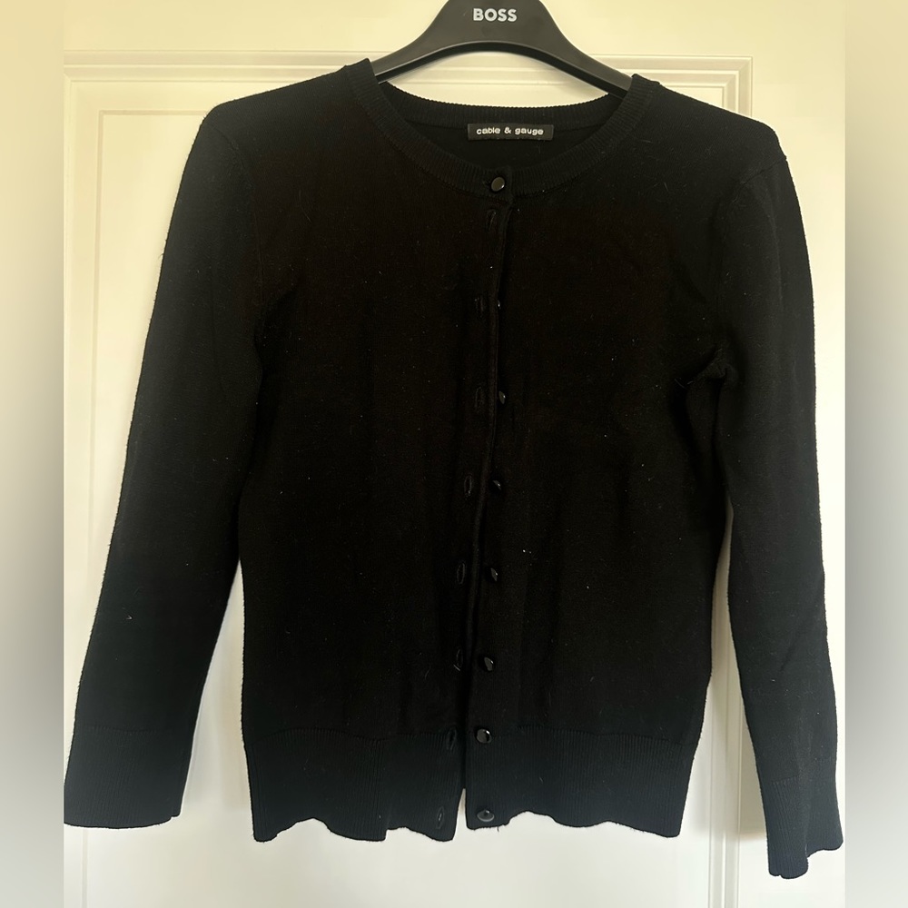 Cable and Gauge button sweater